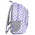 BackUp, plecak szkolny, 3-komorowy, Szachownica Fiolet