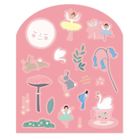 Baletnice. Zestaw naklejek wielokrotnego użytku