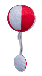 Balibazoo, piłka czerwono-szara, zabawka niemowlęca