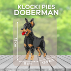 Balody, Pies Doberman mały, klocki konstrukcyjne, 957 elementów