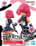 Bandai, 30 Minutes Sisters, Option Hair Style Parts, Vol.10, All 4 Types, dodatkowe elementy do modelu kolekcjonerskiego