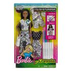 Barbie Crayola, Kolorowa moda, lalka z akcesoriami, zestaw kreatywny