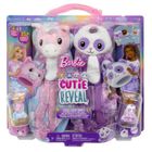 Barbie, Cutie Reveal, Piżama Party, zestaw prezentowy, 2 lalki z akcesoriami