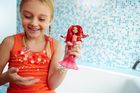 Barbie, Dreamtopia, bąbelkowe mała syrenka, czerwona
