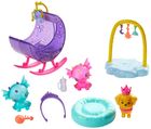 Barbie, Dreamtopia, Baśniowe przedszkole, lalka księżniczka, smoki i szczeniaczek