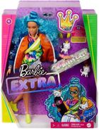Barbie, Extra Moda, lalka z deskorolką i kotkami #4