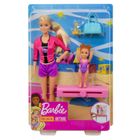 Barbie, Gimnastyczka, lalka blondynka, mini-laleczka i akcesoria