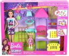 Barbie, Klub opiekunek, Plac zabaw, zestaw z lalką Skipper, figurką i akcesoriami