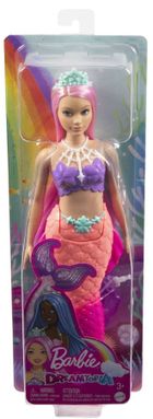 Barbie, lalka syrenka, pomarańczowo-różowy ogon