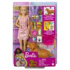 Barbie, Narodziny piesków, zestaw z lalką