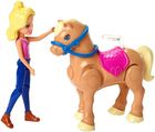 Barbie, On the Go, Wyścig kucyków, zestaw z kucykiem i lalką