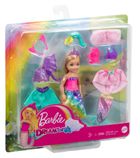 Barbie, Przebieranki Chelsea, zestaw z lalką i ubrankami