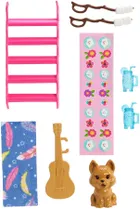 Barbie, Przyczepa kempingowa Chelsea, zestaw z lalką i akcesoriami