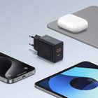 Baseus, Cube C+U, ładowarka sieciowa, cluster black, 30W