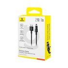 Baseus, kabel, Gem Typ USB typ A do iP 2.4A 1m, czarny