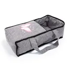 Bayer Design, City Star Combi, głęboki wózek dla lalek z torbą, szary