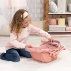 Bayer Design, Deluxe, fotelik samochodowy dla lalek z baldachimem, różowy