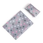 Bayer Design, łóżko turystyczne dla lalek z karuzelą, szaro-różowe