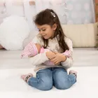 Bayer Design, Pierwsze słowa, interaktywna lalka bobas, różowa, 38 cm