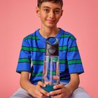 b.box, butelka na wodę tritanowa ze słomką, Night Vision, 600 ml