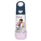 b.box, Indigo Rose, butelka tritanowa ze słomką, 600ml