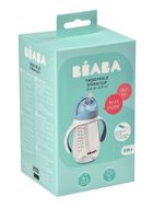 Beaba, butelka, kubek niekapek, tritanowa, ze słomką, windy blue, 300 ml