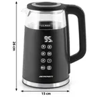 Berdsen, czajnik elektryczny, czarny, 1,7l, BD-707