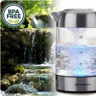 Berdsen, czajnik elektryczny, szklany z regulacją temperatury, 1,7l, 2200W, BD-714