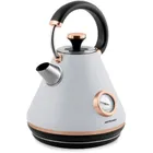 Berdsen, czajnik elektryczny z termometrem, szary, 1.7l, BD-701