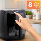 Berdsen, frytkownica beztłuszczowa, air fryer, 1500W, czarny, 4l, BD-658