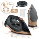 Berdsen, żelazko bezprzewodowe parowe, ceramiczna powłoka, 2600W, BD-333