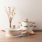 Bergner, Naturally, garnek marmurkowy z pokrywą, 20 cm