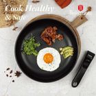 Berlinger Haus, Anthracite, zestaw: garnki tytanowe z pokrywą + patelnie, 9 elementów