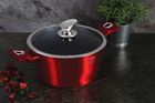 Berlinger Haus, Burgundy, zestaw: garnek + patelnia granitowa, 4 elementy