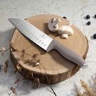 Berlinger Haus, Taupe, zestaw noży w bloku bambusowym