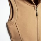 Bezrękawnik chłopięcy z kapturem, beżowy, Nicol