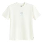 Biały t-shirt o kroju relaxed S.W.Smiley NOWEAR