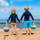 Bibio, wiaderko do piasku z sitkiem, turkus