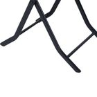 Black Forest, zestaw mebli ogrodowych, dwa krzesła + stolik, czarny