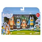 Bluey, rodzinka, figurki, 4 szt.