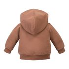 Bluza chłopięca z kapturem, rozpinana, beżowa, Eevi