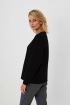 Bluza damska, czarna, Moodo