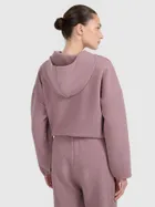 Bluza damska z kapturem, brązowa, 4F