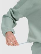 Bluza damska z kapturem, miętowa, 4F