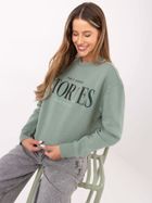 Bluza damska, zielona, Sublevel