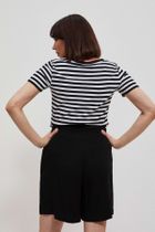 Bluzka damska z krótkim rękawem, mix, Moodo