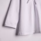 Bluzka dziewczęca z długim rękawem, biała, Nicol