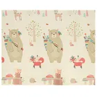 Bocioland, Panda, składana mata piankowa, 150-180 cm