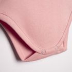 Body dziewczęce z długim rękawem, różowe, Nicol