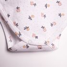 Body dziewczęce z krótkim rękawem, białe, Nicol